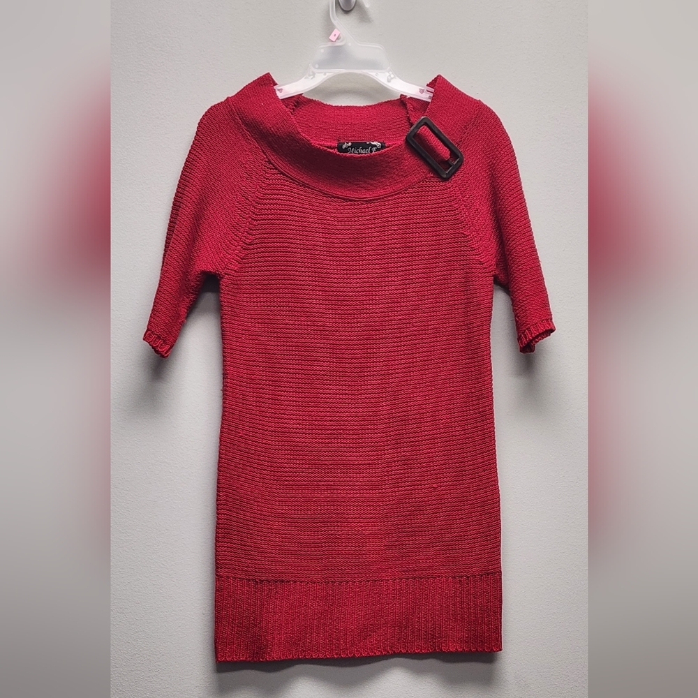 RED TUNIC SWEATER
